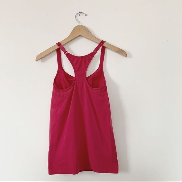 Nike FitDri Dark Pink Athletic Racerback Tank Top - Picture 2 of 7